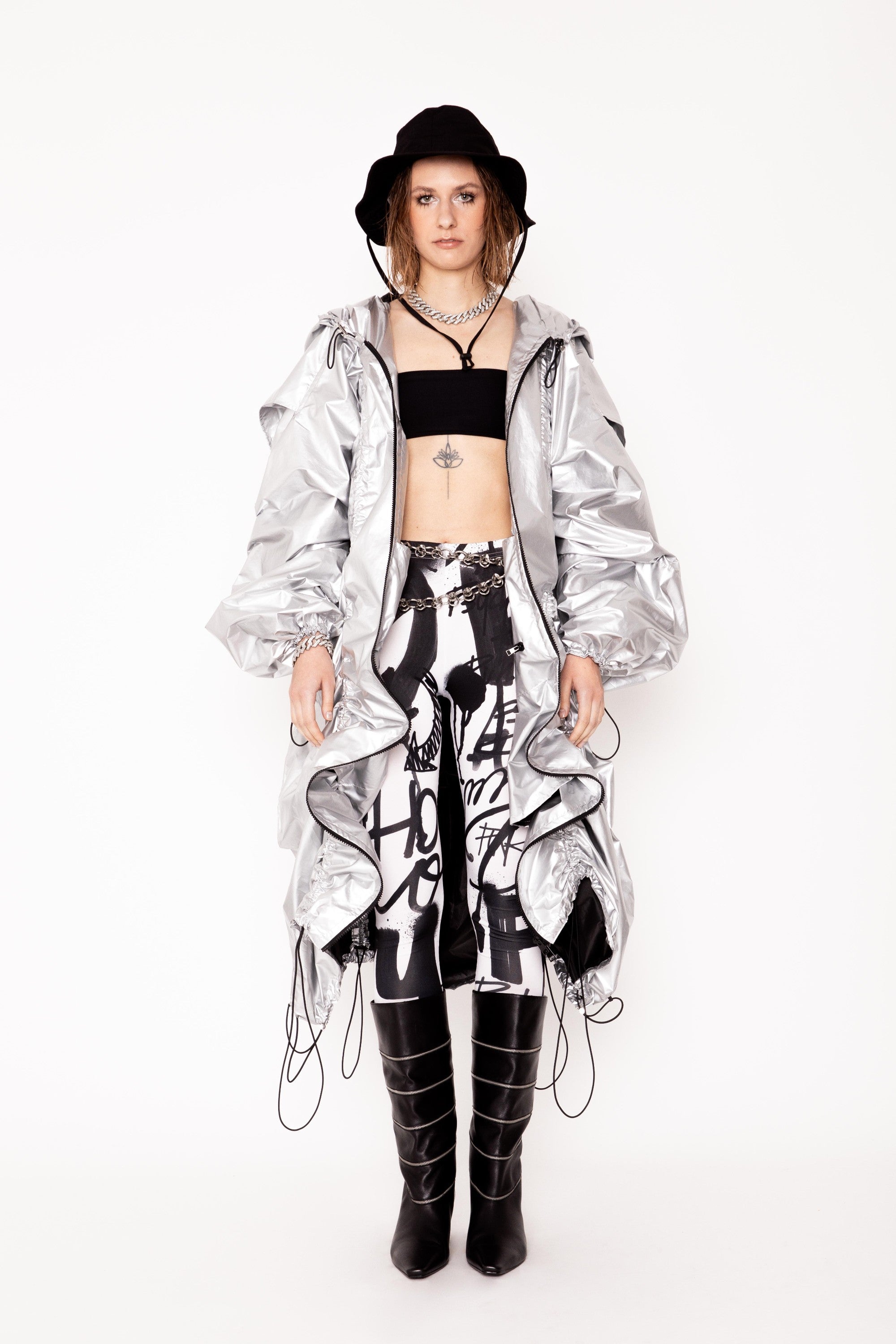 LIQUID CHROME COAT