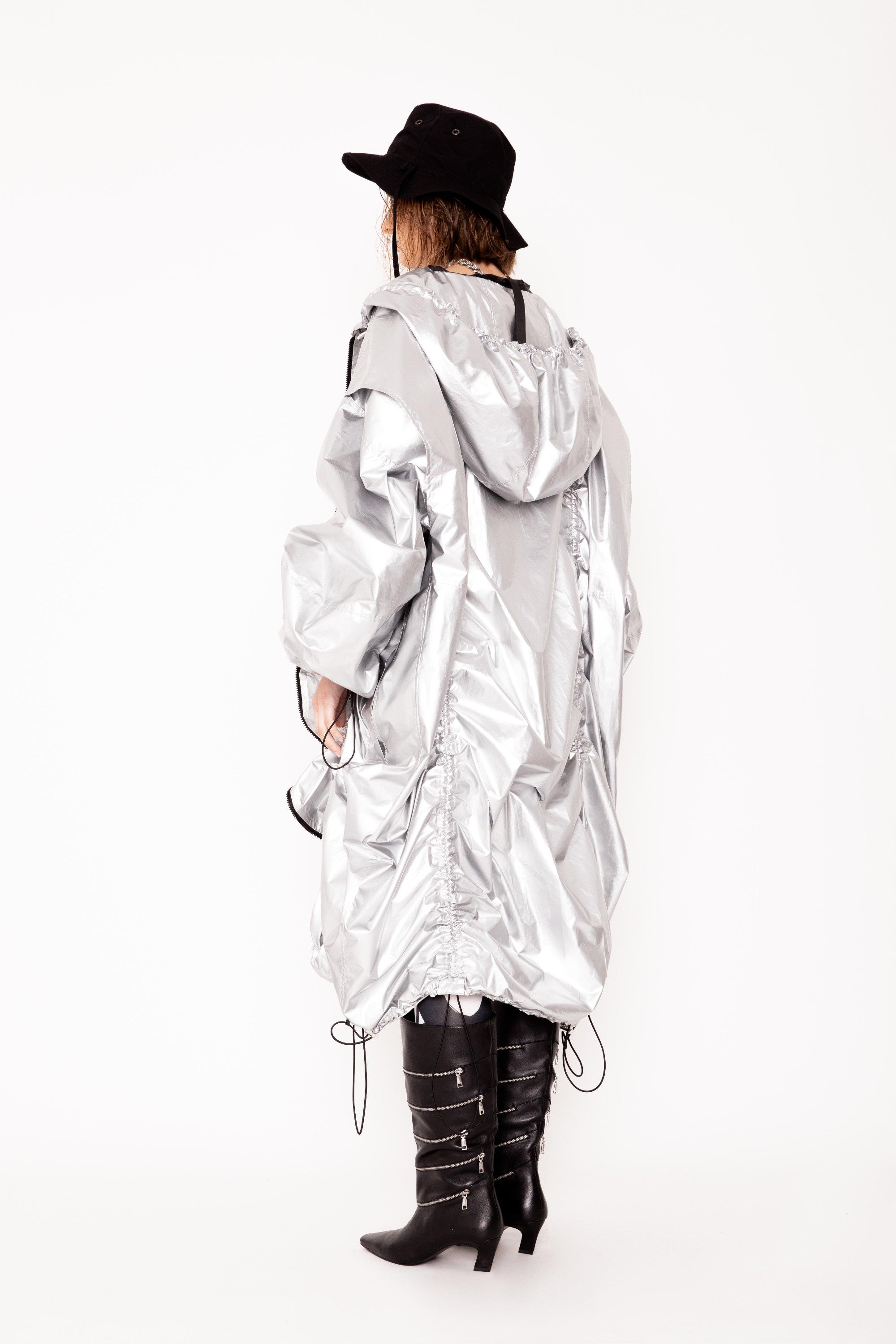 LIQUID CHROME COAT