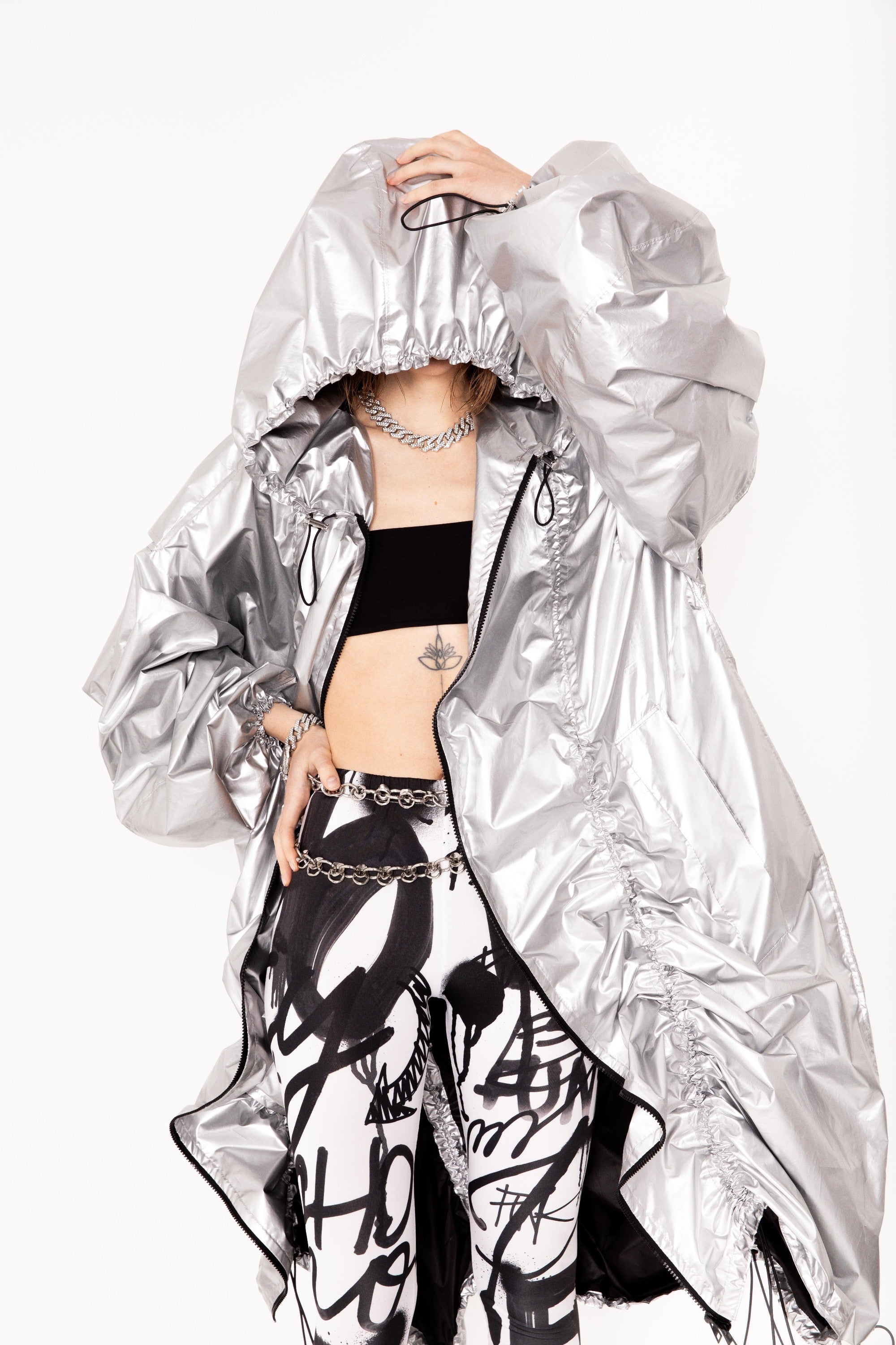 LIQUID CHROME COAT