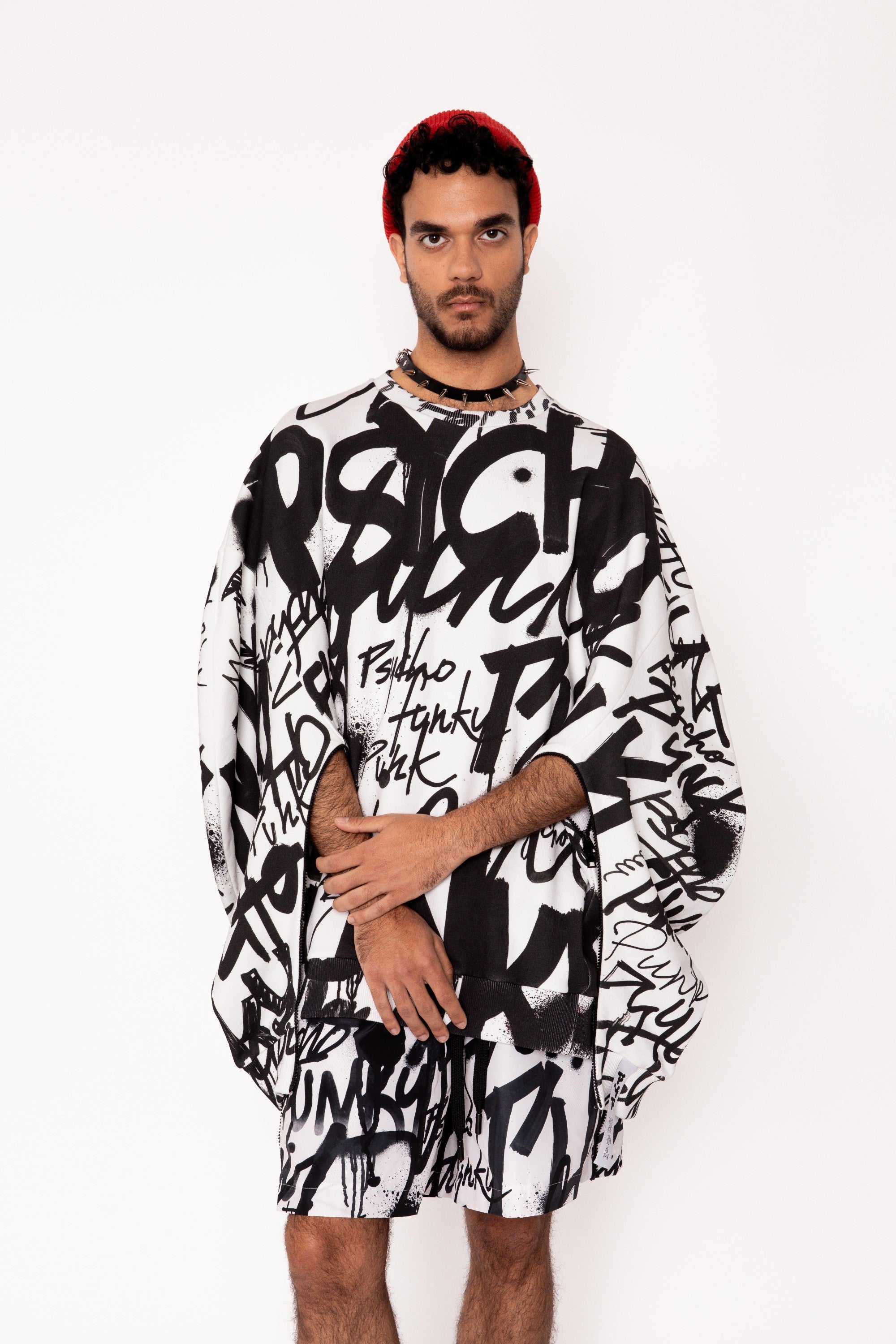 SWEATSHIRT // PSYCHEDELIC CHICKEN SCRATCH – PSYCHO FUNKY PUNK