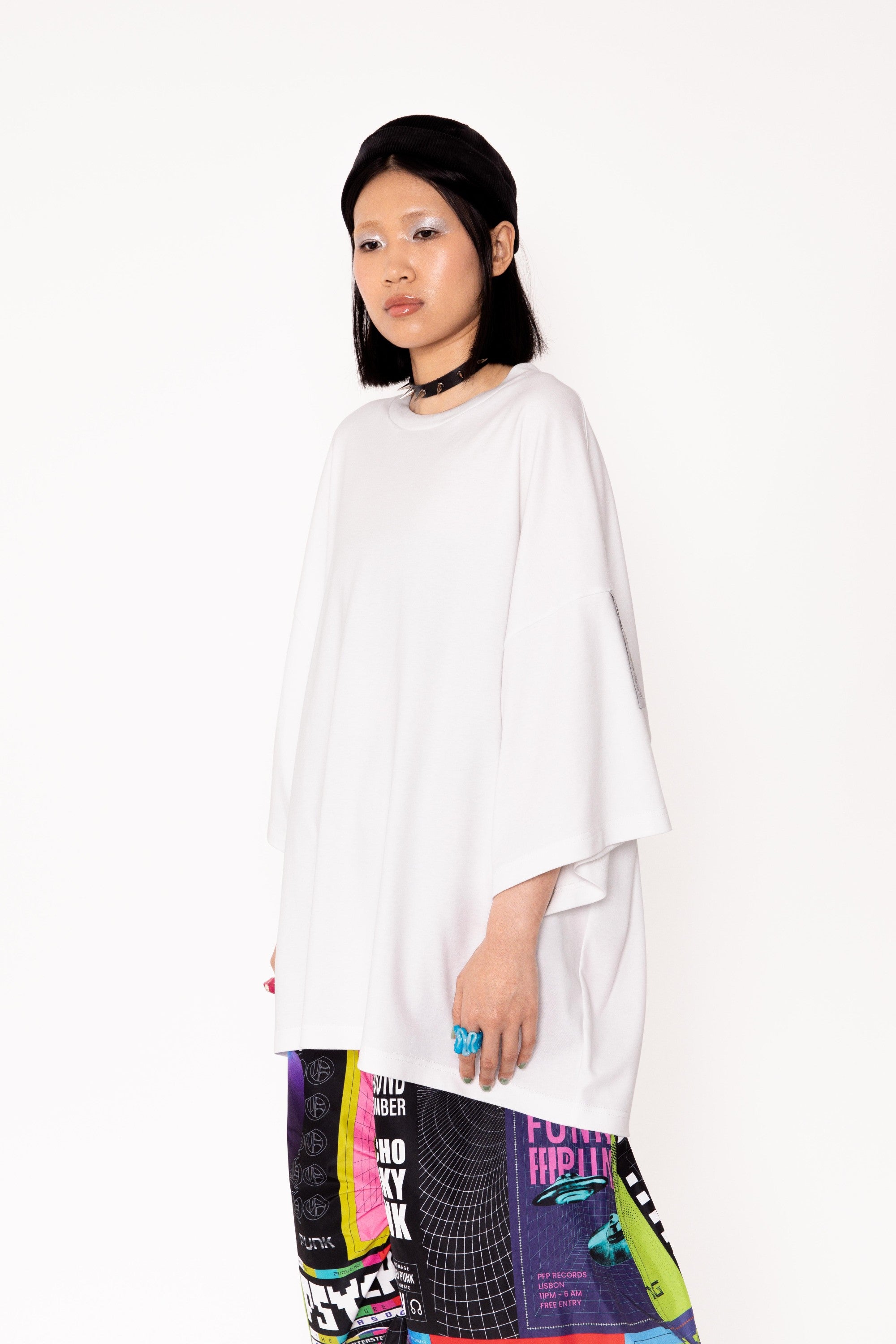 FACT POP PUNK CAT LONGSLEEVE Tee 白 Mサイズ FACT POP PUNK CAT 長袖 ロンT ロングスリーブTシャツ 未開封