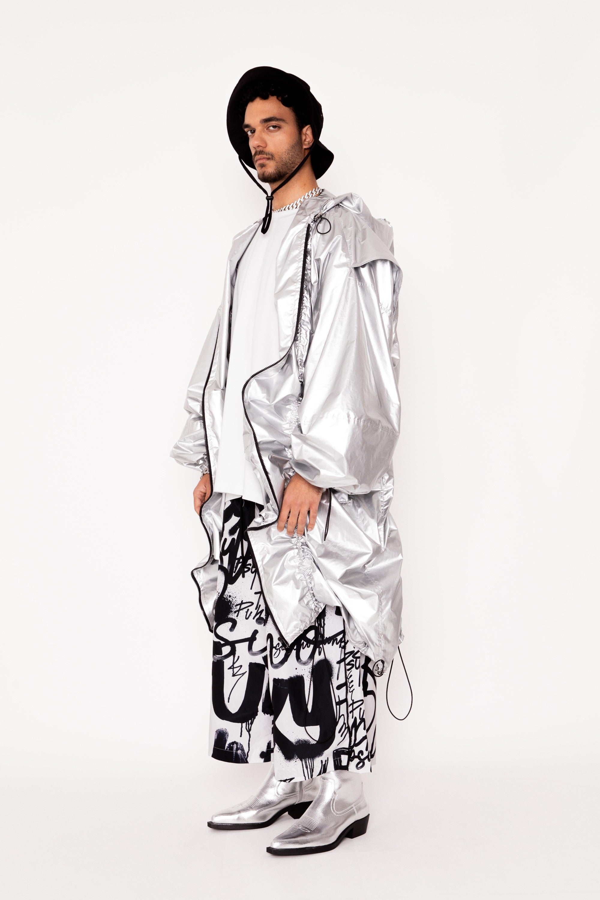 LIQUID CHROME COAT